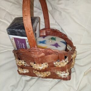 CANDLE AND SOAP BASKET